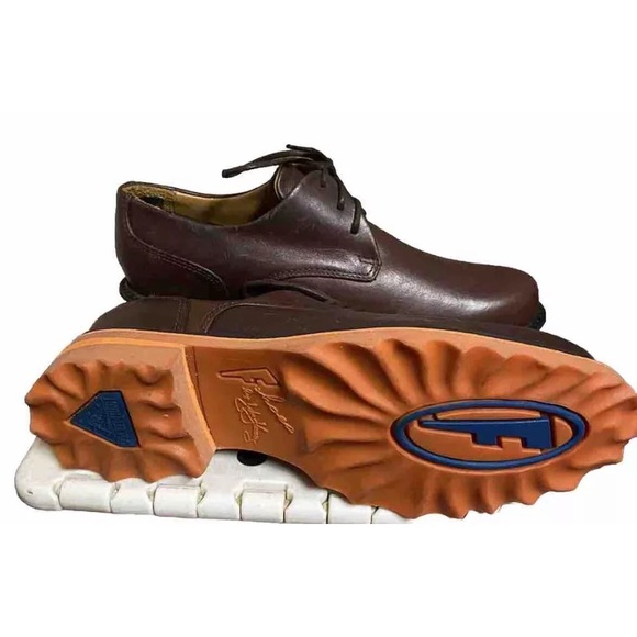 John Fluevog Shoes - John Fluevog Lofs Kaya Brown Leather Oxford Shoe Sz Womens 8